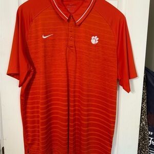 Nike Men's Clemson Orange Polo Shirt